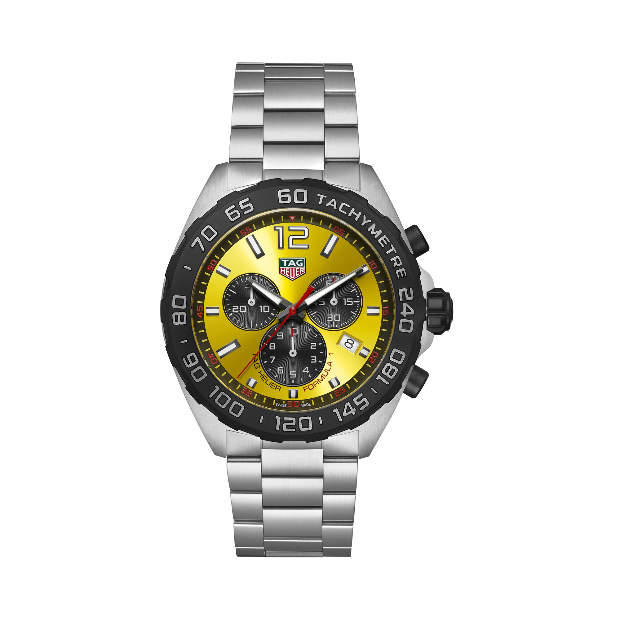 TAG Heuer Formula 1 Chronograph Yellow Dial, 43mm TAG Heuer Formula 1 Chronograph Yellow Dial, 43mm