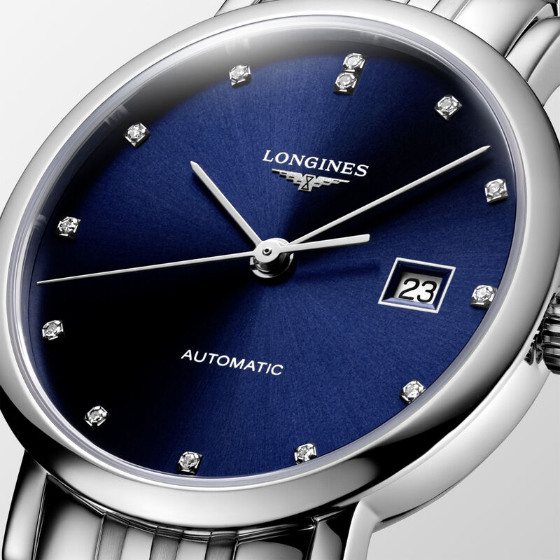 Longines Elegant Collection Sunray Blue Dial Watch, 29mm image number 3
