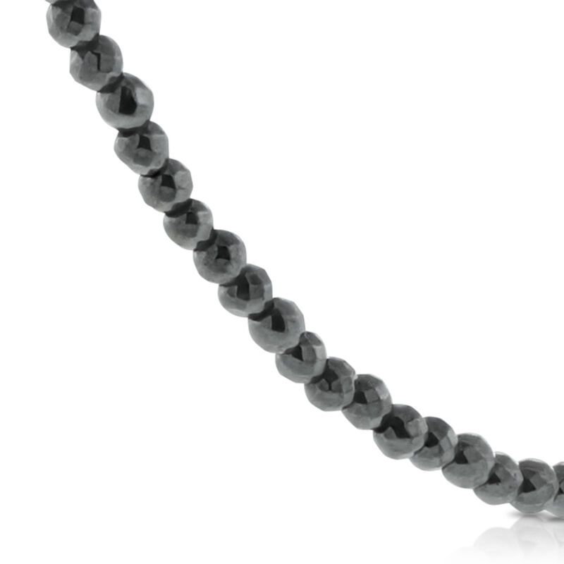 Lisa Bridge Hematite Bead Necklace image number 1