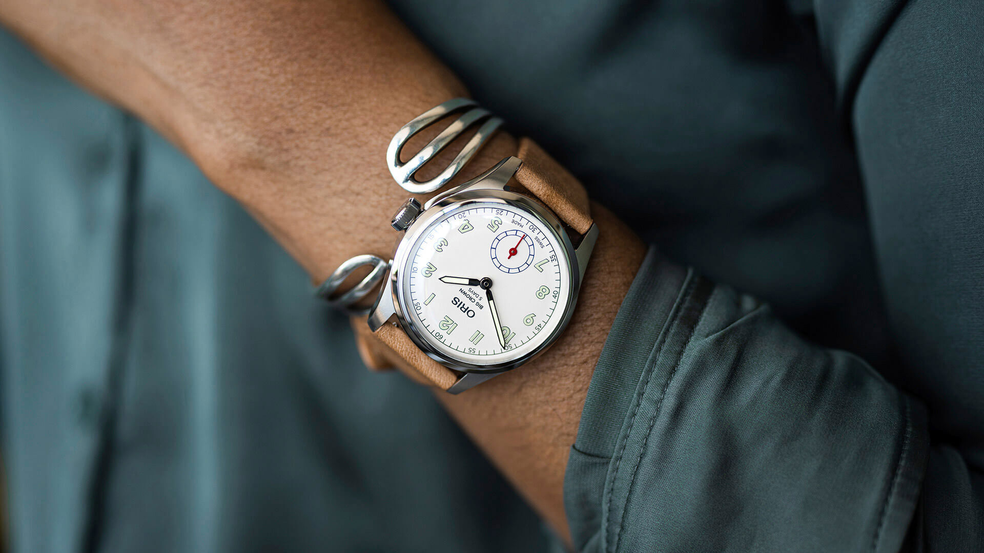 oris white dial