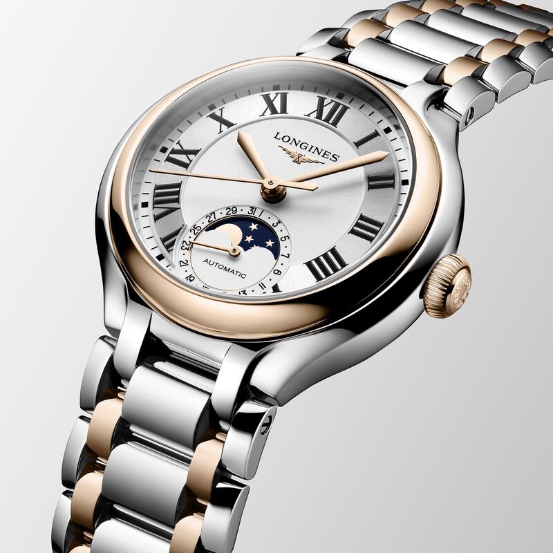 Longines Primaluna Moonphase White Dial Watch, 34mm image number 2