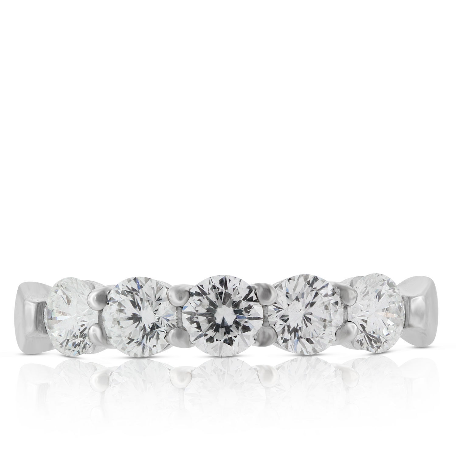 Ben Bridge Signature 5-Stone Diamond Band 18K, 1 ctw.