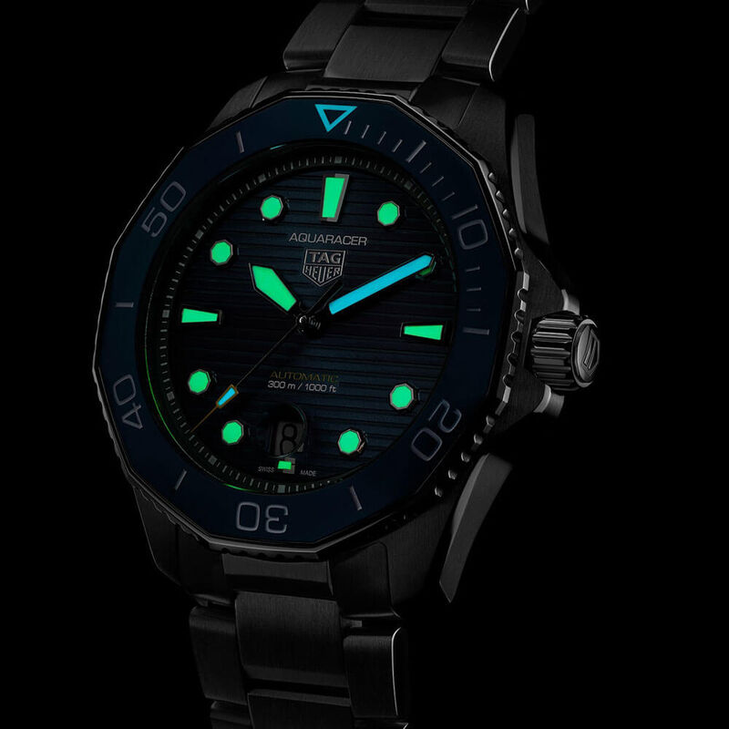 TAG Heuer Aquaracer Professional 300 Blue Steel Watch, 43mm image number 4
