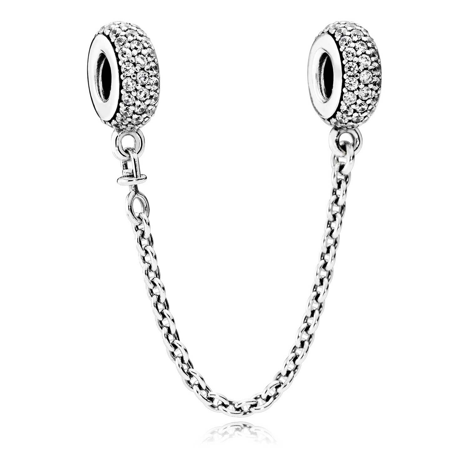 Pandora Band of Hearts Safety Chain 