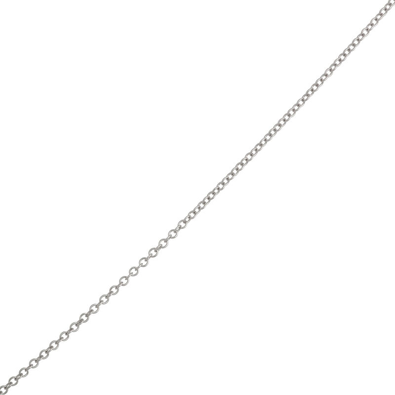 Classic Circle Pendant with Round Diamonds, 1 &frac12; Carat Total Weight, 14K White Gold image number 4