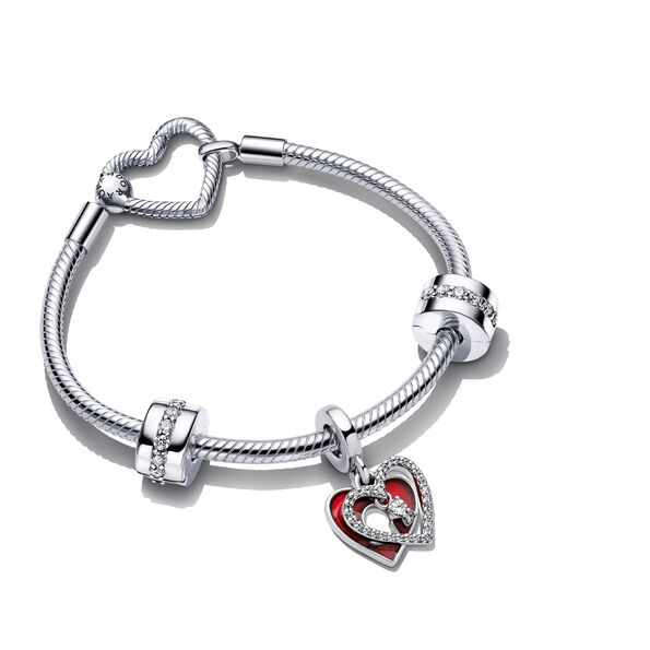 Pandora Heart & Keyhole Bracelet Gift Set