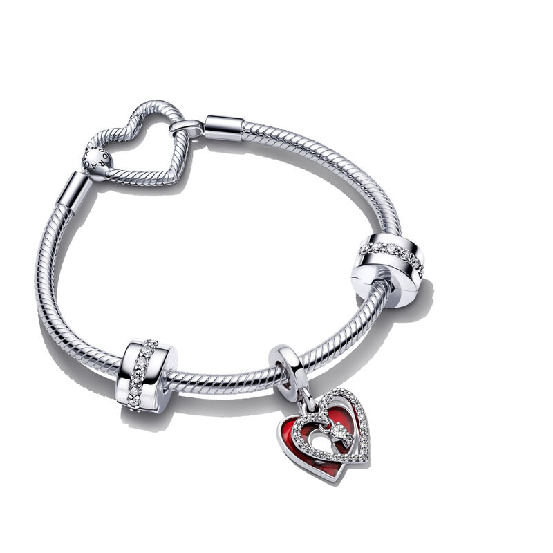 Pandora Heart & Keyhole Bracelet Gift Set image number 0