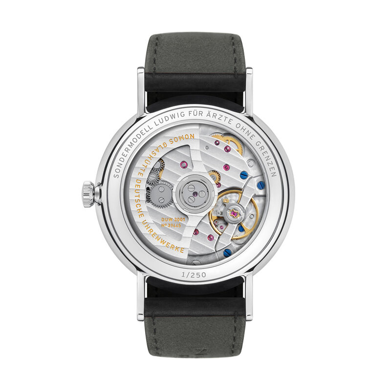 NOMOS Ludwig Neomatik 39 &Auml;rzte ohne Grenzen White Dial Watch, 38.5mm image number 2