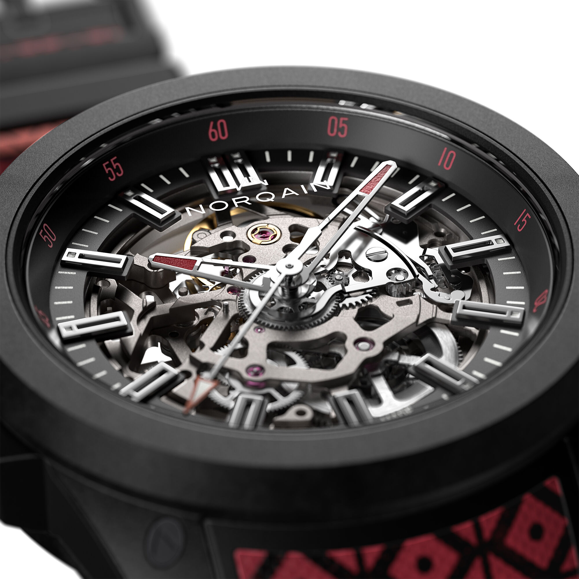 NORQAIN Wild One Skeleton Dial Hakuna Mipaka Limited Edition Watch