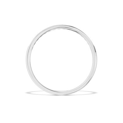 Classic Round Diamond Anniversary Band, 0.14 Carat Total Weight, 14K White Gold