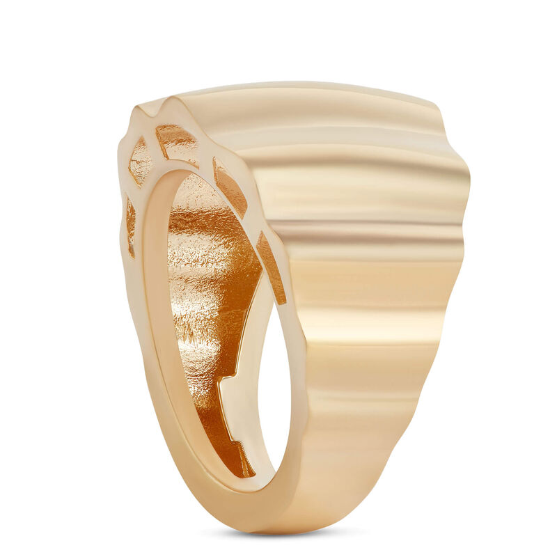 Toscano Tapered Fluted Band, 14K Yellow Gold image number 1
