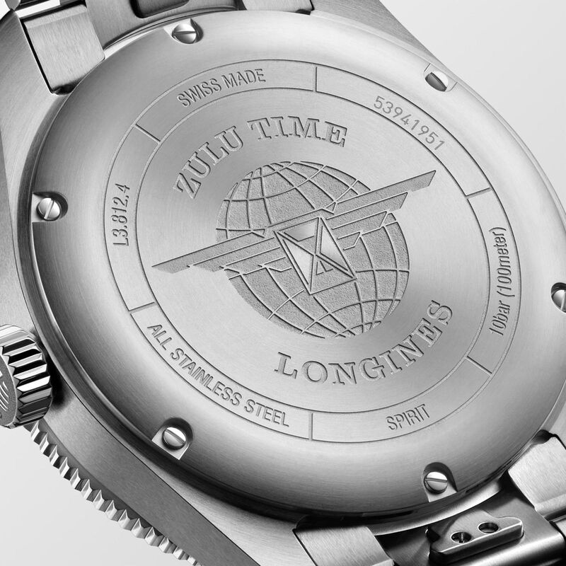 Longines Spirit Zulu Time Anthracite Dial Watch, 42mm image number 4