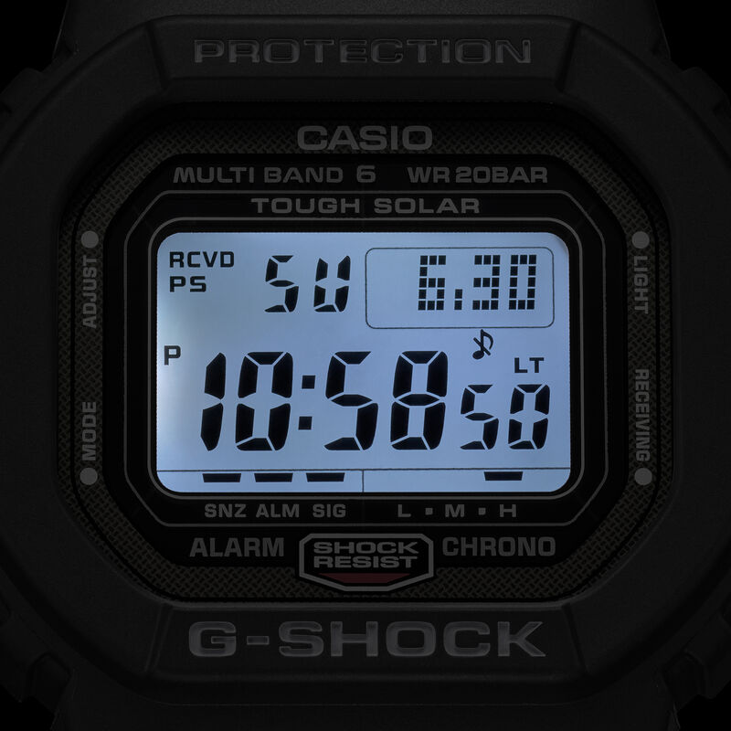 G-Shock 5600 Series Digital Gray Dial Watch, 48.9mm x 42.8mm image number 6