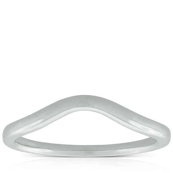 Platinum Contour Wedding Band Photos