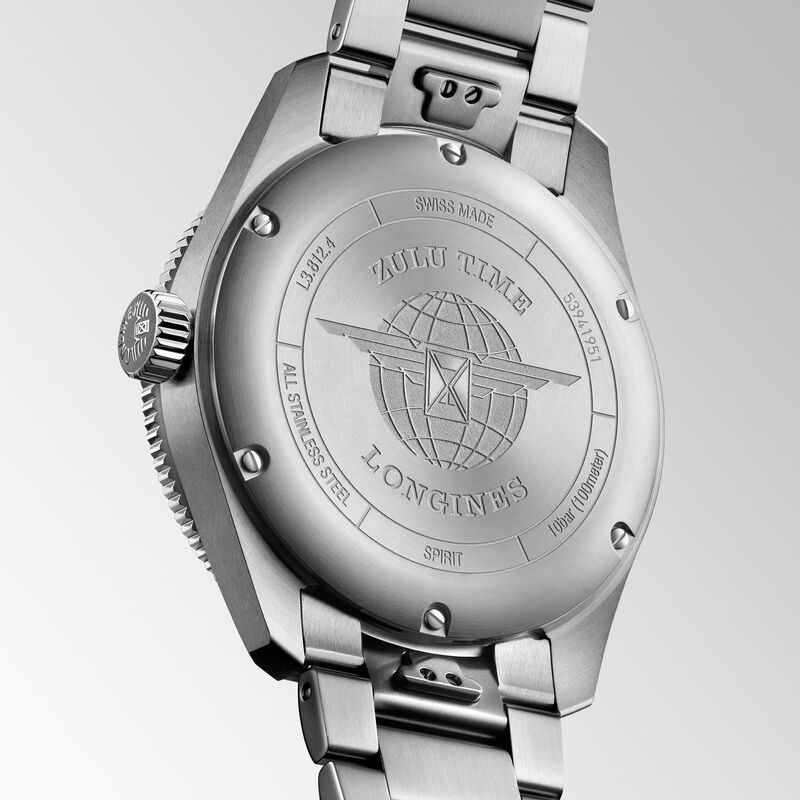 Longines Spirit Zulu Time Anthracite Dial Watch, 42mm image number 5