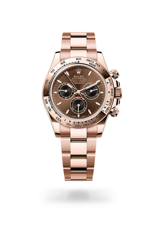 rolex cosmograph daytona in 18 ct everose gold, m126505-0005 - ben bridge