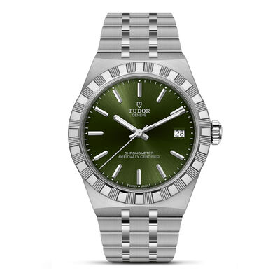 TUDOR Royal Green Dial Watch, 36mm