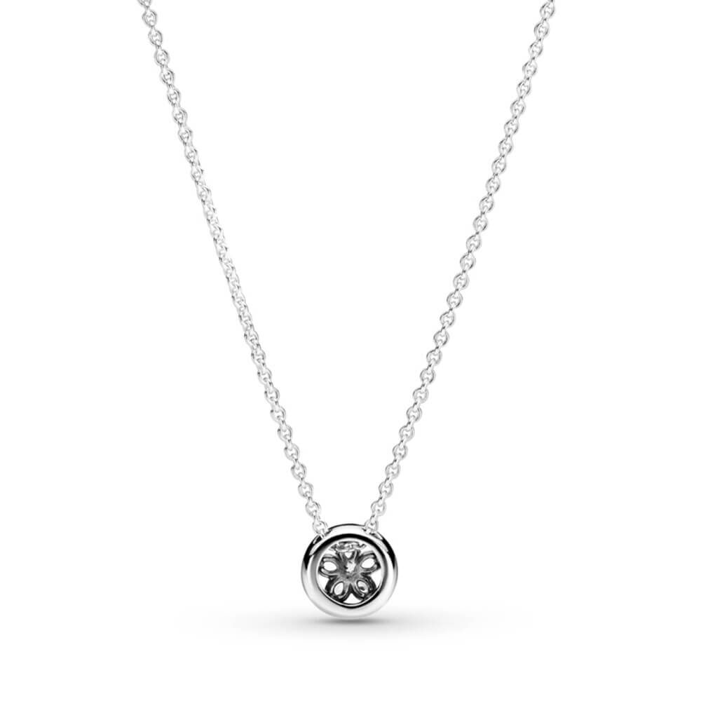 Pandora Sparkling Snowflake Collier CZ Necklace