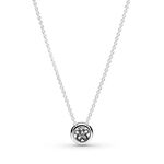 Pandora Sparkling Snowflake Collier CZ Necklace