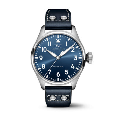 IWC Big Pilot's Watch 43 Blue Dial Leather, 43mm