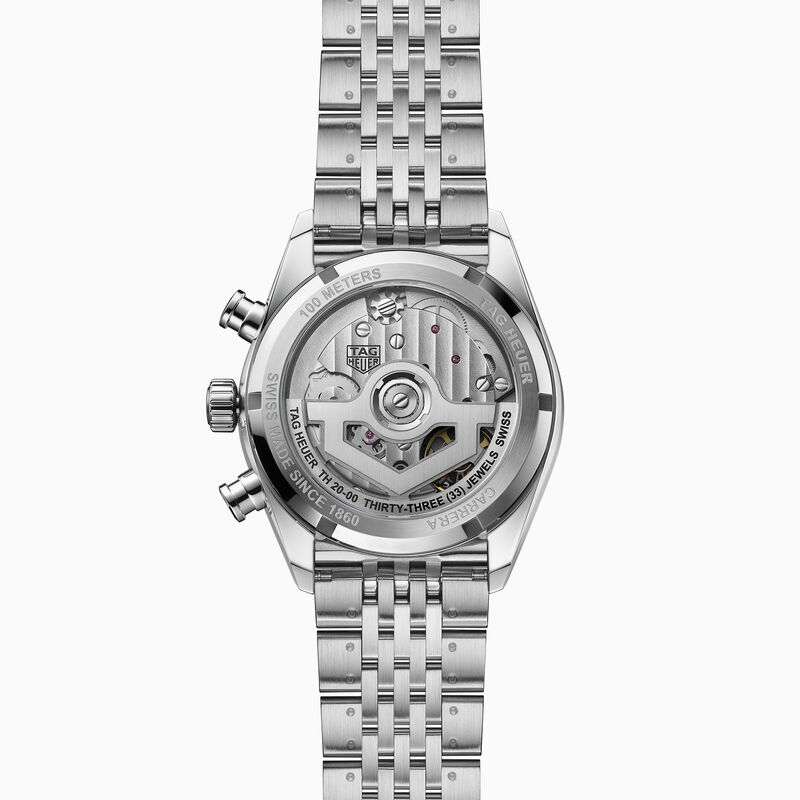 TAG Heuer Carrera Chronograph White Dial Watch, 39mm image number 3