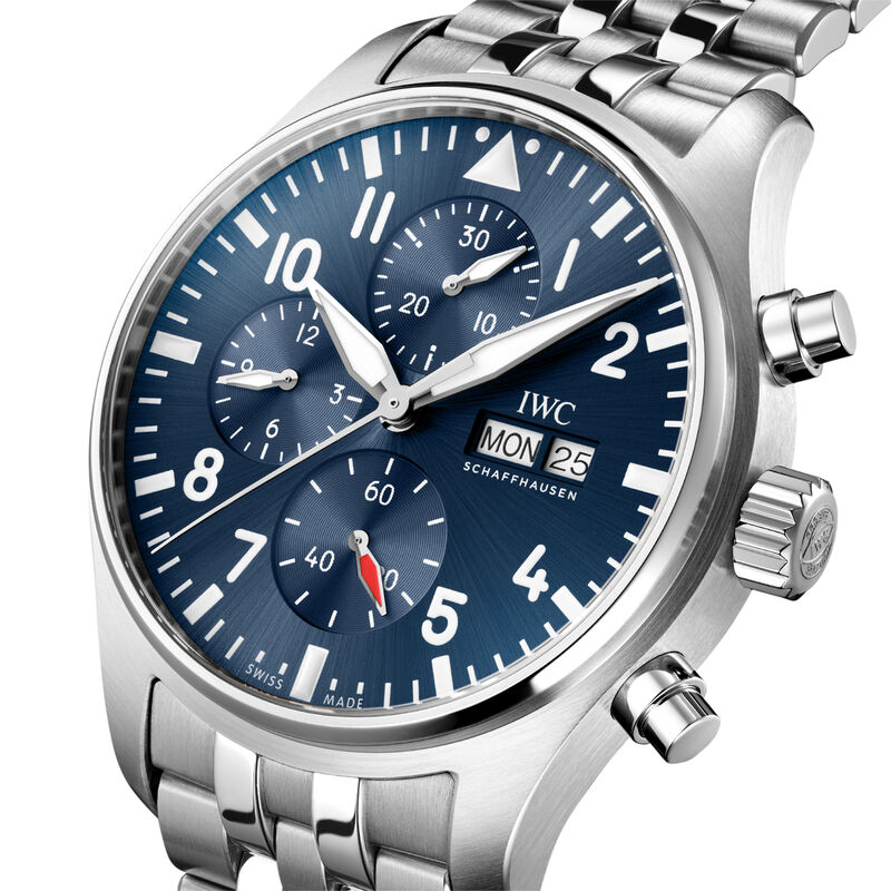 IWC Pilot's Watch Chronograph Blue Dial Watch, 43mm image number 3