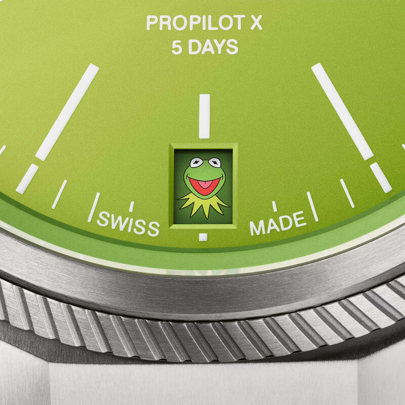 Oris PROPILOT X Kermit Edition Watch Steel Case Green Dial, 39mm image number 2