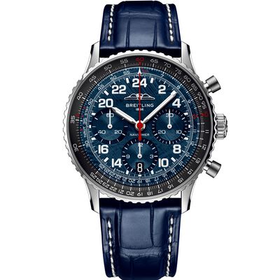 Breitling Navitimer B02 Chronograph Cosmonaute ARTEMIS II Blue Dial Watch, 41mm