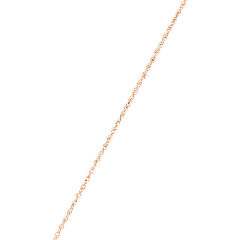 Rose Gold Rope Chain 14K, 18" image number 1