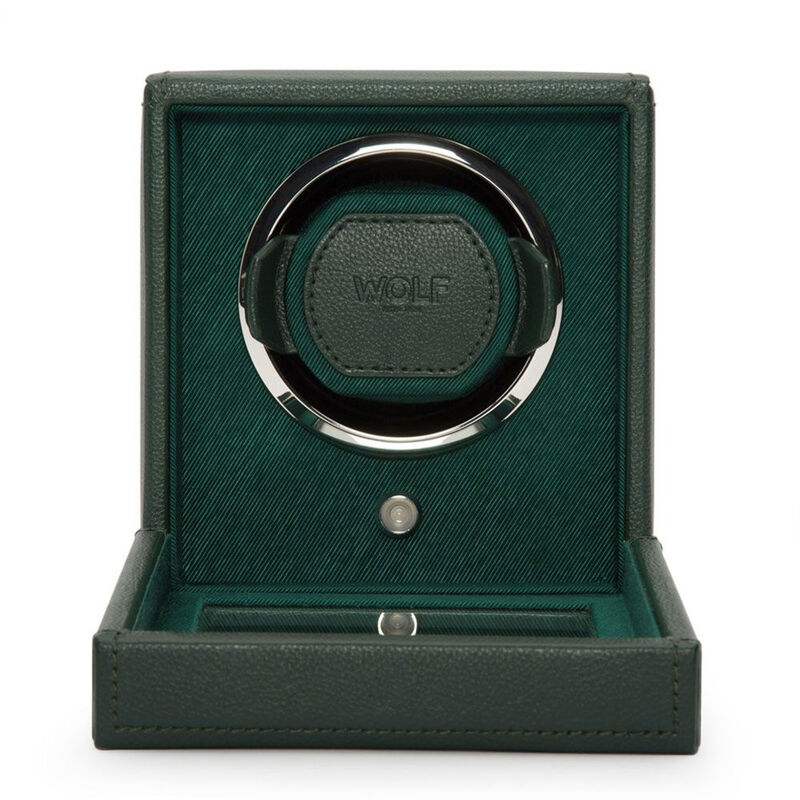 WOLF Cub Single Watch Winder With Cover, Green image number 3