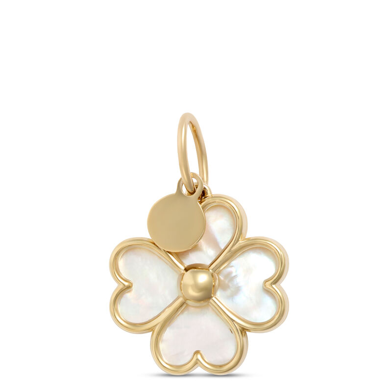 Toscano Four-Leaf Clover Charm, 14k Yellow Gold image number 0