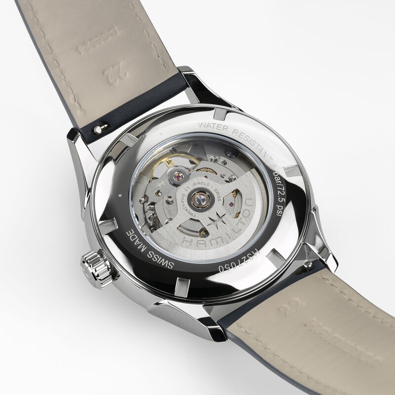 Hamilton Jazzmaster Open Heart Automatic Watch Blue Dial, 42mm image number 2