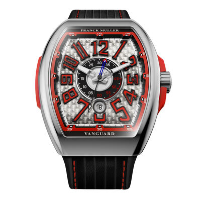 Franck Muller Vanguard Racing Colorado Grand Silver Dial Watch, 44mm x 53.7mm