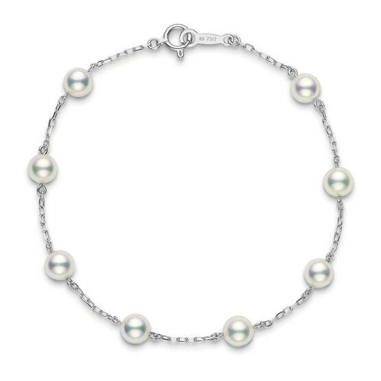 Mikimoto Akoya Cultured Pearl Bracelet, 5mm, A+, 18K
