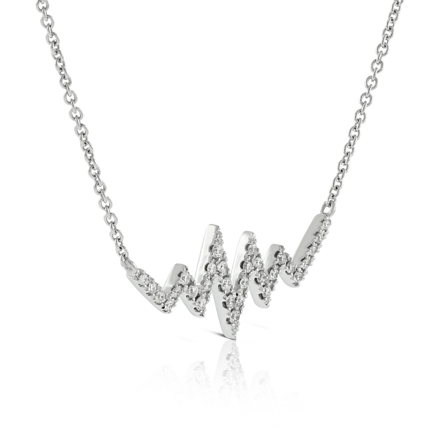 Heartbeat Pendant Necklace in 10K Yellow Gold – Ann-Louise Jewellers