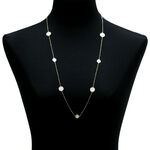 Toscano Mother of Pearl Necklace 14K, 32"