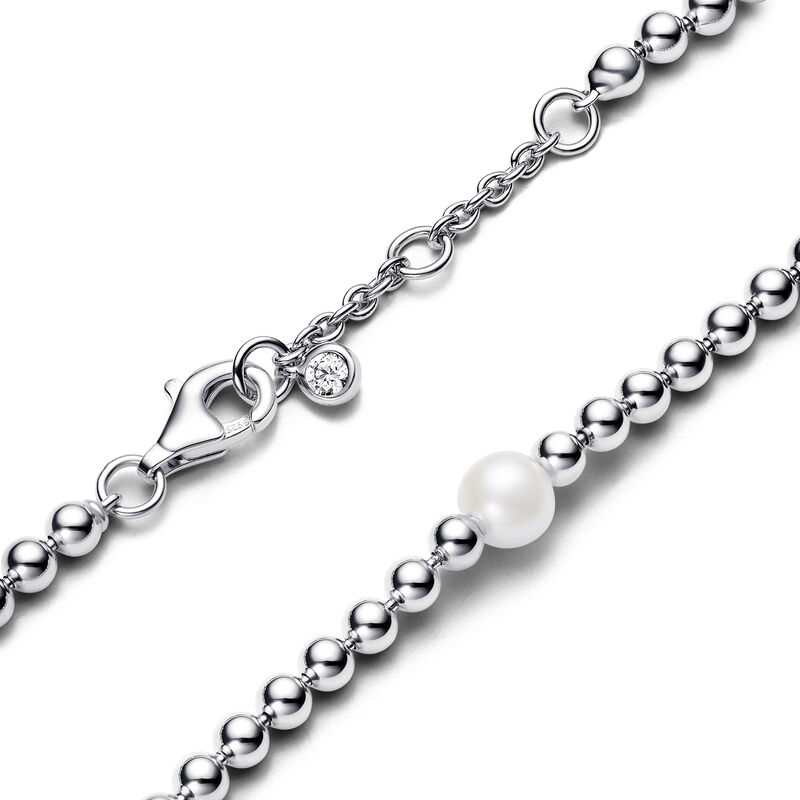 Pandora Treated Freshwater Cultured Pearl & Beads Bracelet image number 1