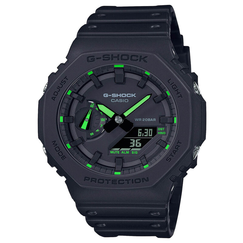 G-Shock Limited Edition Watch with Neon Green Details, 48.5mm image number 1