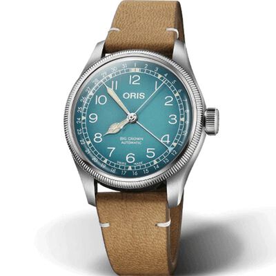 Oris X Cervo Volante Watch Blue Dial, 38mm