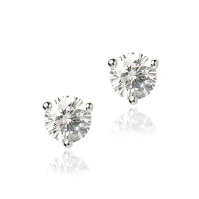 Ben Bridge Signature Diamond Studs, 3/4 Carat Total Weight, in 18K White Gold