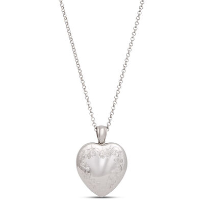 Sterling Silver Heart Locket