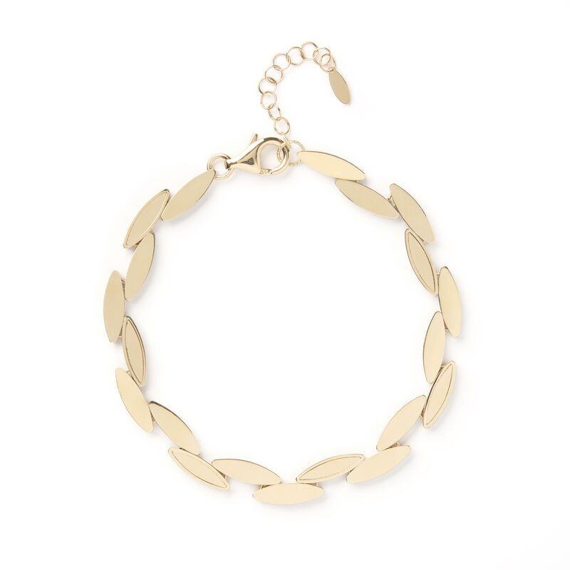 Toscano Overlapping Marquise Shapes, 14K Yellow Gold