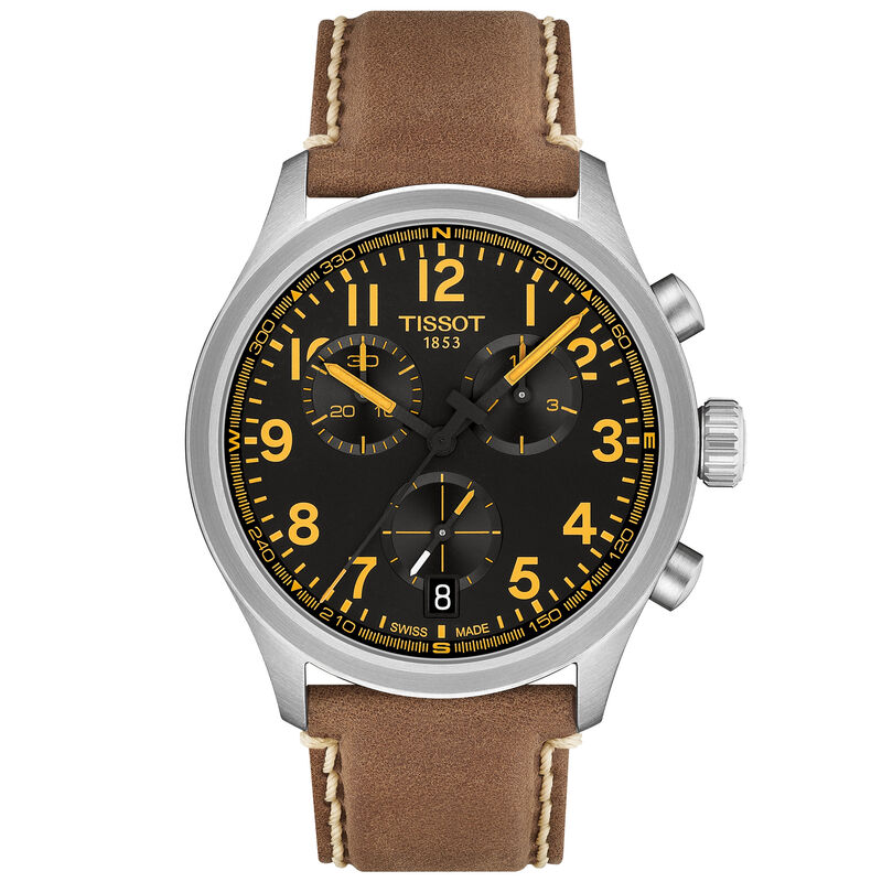 TISSOT Chrono L Black Dial Watch, 42mm image number 0