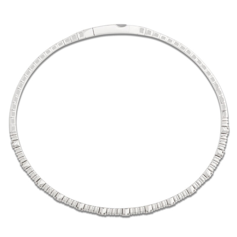 Classic Round Diamond Bangle, ⅕ Carat Total Weight, 14K White Gold image number 1