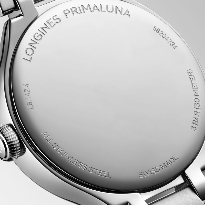 Longines Primaluna Silver Dial Watch, 30mm image number 4