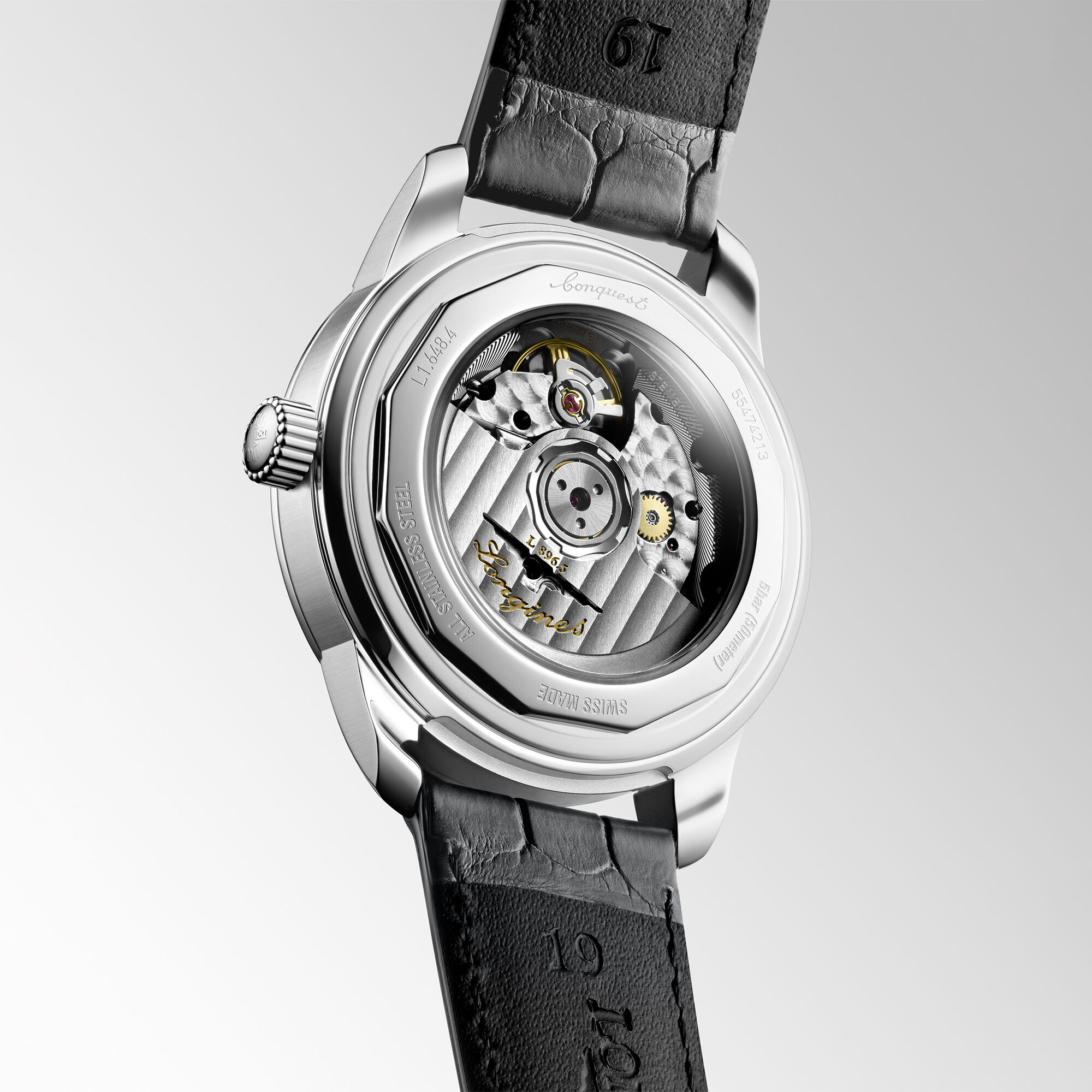 Longines Conquest Heritage Central Power Reserve Anthracite Black