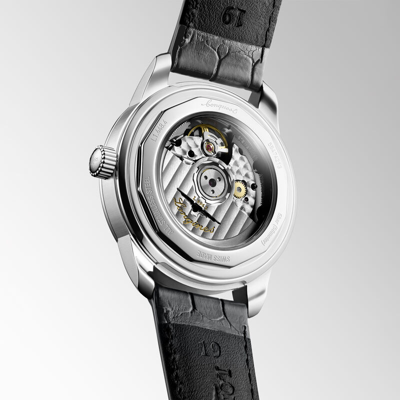 Longines Conquest Heritage Central Power Reserve Anthracite Black Dial Watch, 38mm image number 2