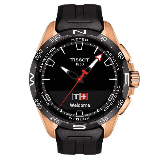 Tissot T-Touch Connect Solar Rose PVD Titanium Watch, 47.5mm