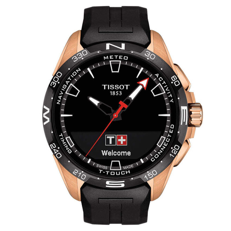 Tissot T-Touch Connect Solar Rose PVD Titanium Watch, 47.5mm image number 0