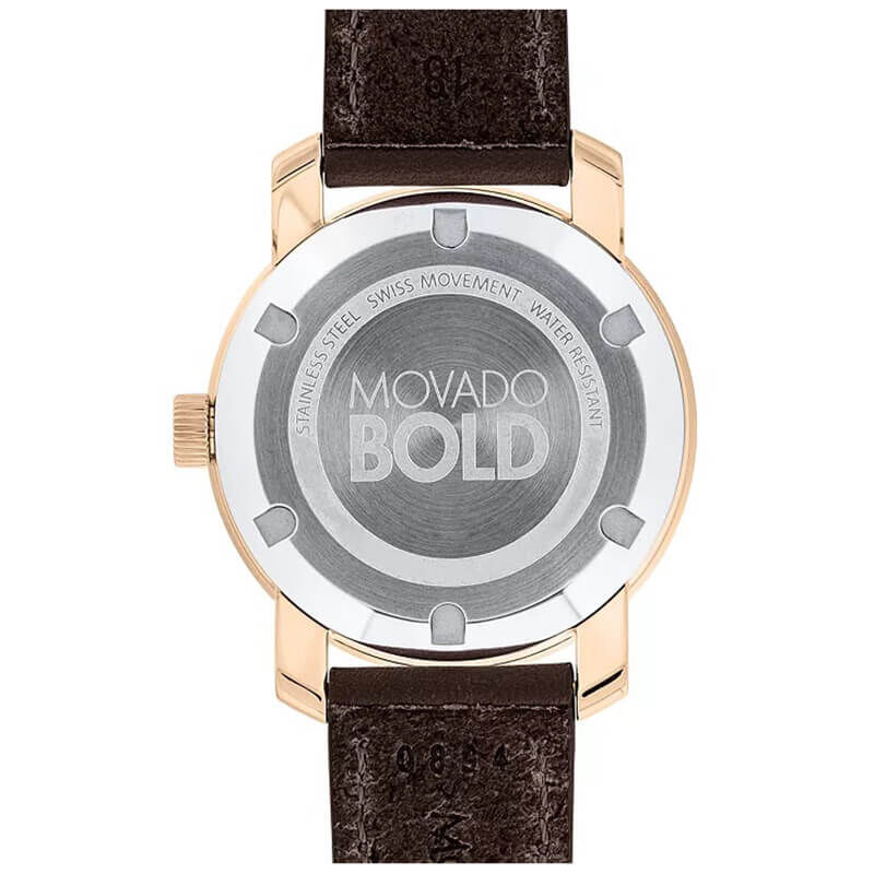 Movado Bold Rose IP Brown Detailed Watch, 36mm image number 2